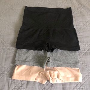 3pk tummy control shorts